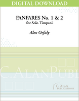 Fanfares No. 1 & No. 2 for Solo Timpani [DIGITAL]
