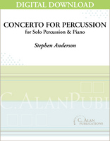 Concerto for Percussion (piano reduction) [DIGITAL]