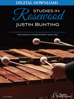 Studies in Rosewood: 10 Intermediate 4-Mallet Marimba Solos [DIGITAL]