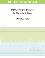 Concert Piece for Marimba (piano reduction) [DIGITAL]