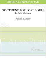 Nocturne for Lost Souls (solo 4-mallet marimba) [DIGITAL]