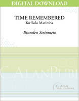 Time Remembered (Solo Marimba) [DIGITAL]