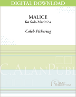 Malice (Solo Marimba) [DIGITAL]