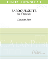 Baroque Suite for 5 Timpani [DIGITAL]
