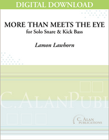 More Than Meets the Eye (Solo Drum Set) [DIGITAL]