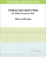 Thracian Rhythm (Solo Multi-Percussion) [DIGITAL]