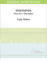 Insomnia (Marimba Duet) - [DIGITAL]