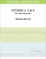 Etude Nos. 4, 5 & 6 (Solo 4-Mallet Marimba) [DIGITAL]