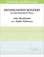 Mendelssohn Konzert (2-Mallet Marimba with Piano) [DIGITAL]