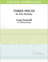 Three Pieces for Solo Marimba [DIGITAL]