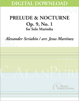 Prelude & Nocturne, Op. 9, No. 1 (Scriabin) [DIGITAL]