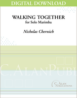 Walking Together (Solo 4-Mallet Marimba) [DIGITAL]