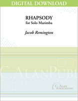 Rhapsody for Solo Marimba [DIGITAL]