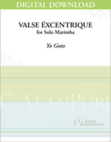 Valse Éxcentrique (Solo 4-Mallet Marimba) [DIGITAL]