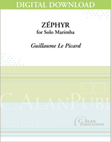 Zéphyr (Solo 4-Mallet Marimba) [DIGITAL]