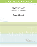 Five Songs for Voice and Marimba [DIGITAL]
