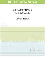 Apparitions (Solo 4-Mallet Marimba) [DIGITAL]