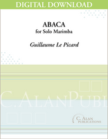 Abaca (Solo 4-Mallet Marimba) [DIGITAL]