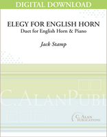 Elegy for English Horn & Band (piano reduction) [DIGITAL]