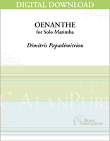 Oenanthe (Solo 4-Mallet Marimba) [DIGITAL]