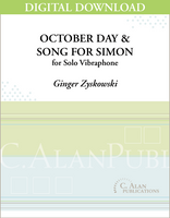 October Day/Song for Simon (Solo 4-Mallet Vibraphone) [DIGITAL]