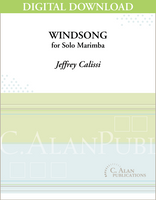 Windsong (Solo 4-Mallet Marimba) [DIGITAL]