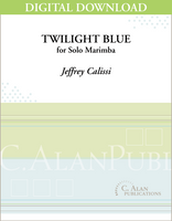 Twilight Blue (Solo 4-Mallet Marimba) [DIGITAL]