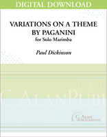 Variations on a Theme by Paganini (Solo 4-Mallet Marimba) [DIGITAL]