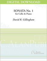 Sonata No. 1 for Cello [DIGITAL]