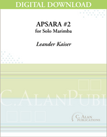 Apsara #2 (Solo 4-Mallet Marimba) [DIGITAL]