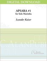 Apsara #1 (Solo 4-Mallet Marimba) [DIGITAL]