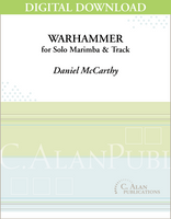 WarHammer (Solo 4-Mallet Marimba + Track) [DIGITAL]