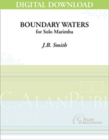 Boundary Waters (Solo 4-Mallet Marimba) [DIGITAL]