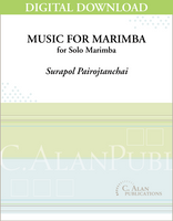 Music for Marimba (Solo 4-Mallet Marimba) [DIGITAL]