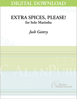 Extra Spices, Please (Solo 2-Mallet Marimba) [DIGITAL]
