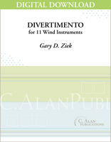 Divertimento for 11 Wind Instruments [DIGITAL]