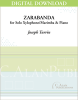 Zarabanda (piano reduction) [DIGITAL]