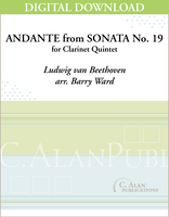 Andante from Sonata No. 19 (Beethoven) [DIGITAL]