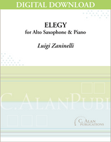 Elegy for Alto Saxophone & Piano [DIGITAL]