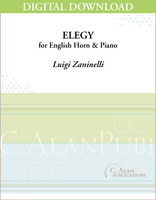 Elegy for English Horn & Piano [DIGITAL]