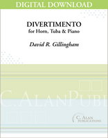 Divertimento for Horn, Tuba & Piano [DIGITAL]