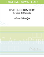 Five Encounters for Viola & Marimba [DIGITAL]