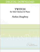 Twitch (Solo Clarinet + Piano) [DIGITAL]