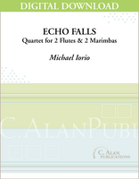 Echo Falls (2 Flutes + 2 Marimbas) [DIGITAL]