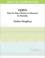 Verve (Duet for Bass Clarinet & Marimba) [DIGITAL]