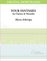Four Fantasies for Clarinet & Marimba [DIGITAL]
