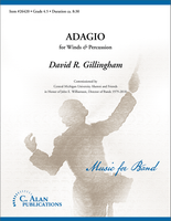 Adagio for Winds and Percussion (Band Gr. 4.5)