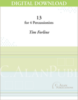 13 (Percussion Quartet) - Tim Forline [DIGITAL]