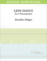 Lion Dance - Brandon Dittgen [DIGITAL SCORE]