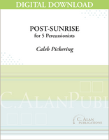 Post-Sunrise - Caleb Pickering [DIGITAL]